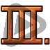 Roman Numerals - Sub Badge 3 Months