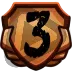 Number Emblem - Sub Badge 3 Months