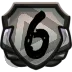 Number Emblem - Sub Badge 6 Months