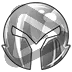 Knight Helmet Evil - Sub Badge 3 Months