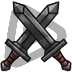 Crossed Swords - Sub Badge 1 Month