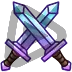 Crossed Swords - Sub Badge 1 Year