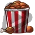 Chicken Bucket - Sub Badge 9 Months
