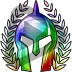 Knight Helmet - Sub Badge 1 Year