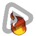 Flames - Sub Badge 2 Months
