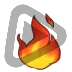 Flames - Sub Badge 3 Months
