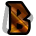 Warcraft Letter B - Sub Badge 1 Month