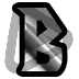 Warcraft Letter B - Sub Badge 2 Months