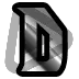 Warcraft Letter D - Sub Badge 2 Months