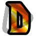 Warcraft Letter D - Sub Badge 3 Months