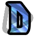 Warcraft Letter D - Sub Badge 1 Year