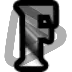 Warcraft Letter F - Sub Badge 2 Months