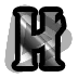 Warcraft Letter H - Sub Badge 2 Months