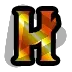 Warcraft Letter H - Sub Badge 3 Months