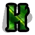 Warcraft Letter H - Sub Badge 6 Months