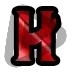 Warcraft Letter H - Sub Badge 9 Months