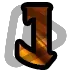 Warcraft Letter J - Sub Badge 1 Month