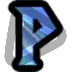 Warcraft Letter P - Sub Badge 1 Year