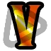 Warcraft Letter V - Sub Badge 3 Months