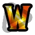 Warcraft Letter W - Sub Badge 3 Months