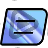 Modern Letter B - Sub Badge 1 Year
