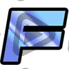 Modern Letter F - Sub Badge 1 Year