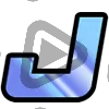 Modern Letter J - Sub Badge 1 Year