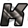 Modern Letter K - Sub Badge 2 Months