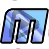 Modern Letter M - Sub Badge 1 Year