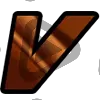 Modern Letter V - Sub Badge 1 Month