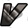 Modern Letter V - Sub Badge 2 Months