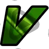 Modern Letter V - Sub Badge 6 Months