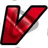 Modern Letter V - Sub Badge 9 Months