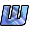 Modern Letter W - Sub Badge 1 Year