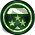 Military - 25,000 Bits Badge