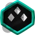 Hexagon Emblems PUBG - 1,000 Bits Badge