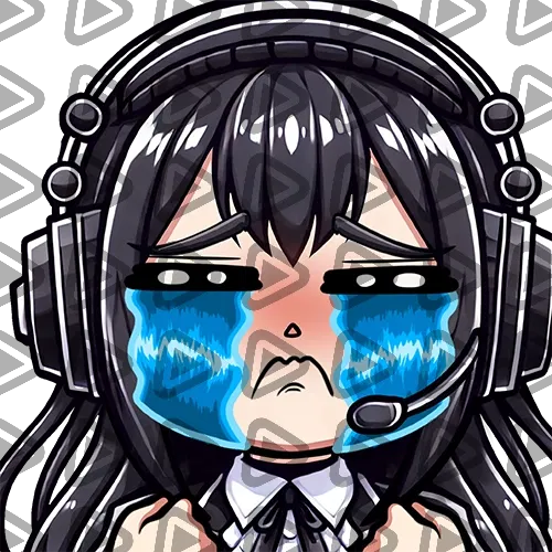 Gothic Girl - CRY - Emote