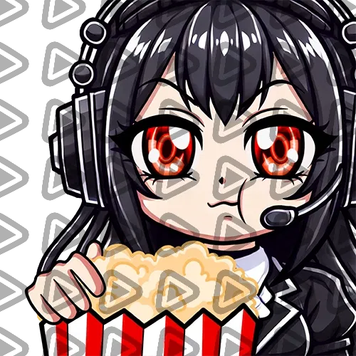 Gothic Girl - POPCORN - Emote