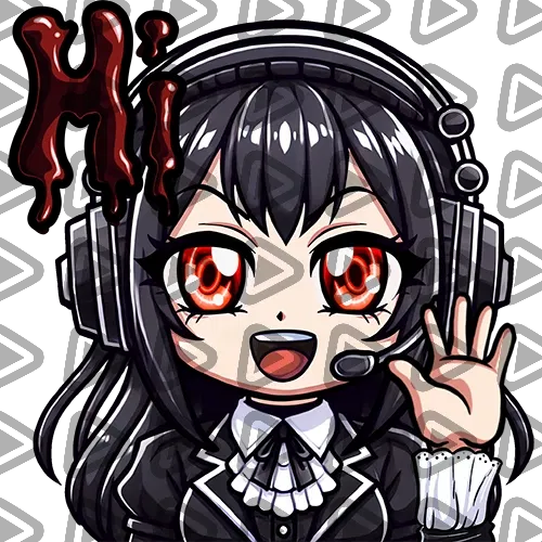 Gothic Girl - HI - Emote
