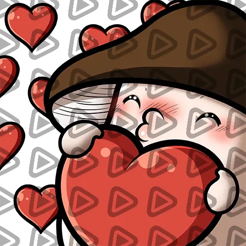Mushroom Brown - LOVE - Emote