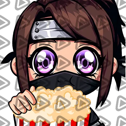 Ninja Chibi - POPCORN - Emote