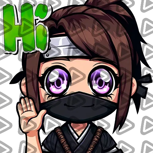 Ninja Chibi - HI - Emote