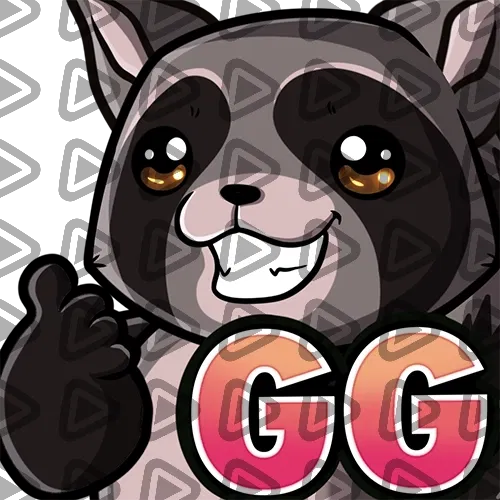Raccoon - Brown - GG - Emote