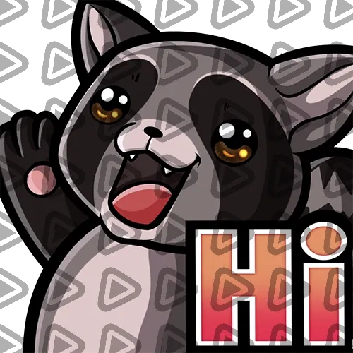 Raccoon - Brown - HI - Emote