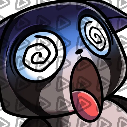 Raccoon - Brown - RIP - Emote