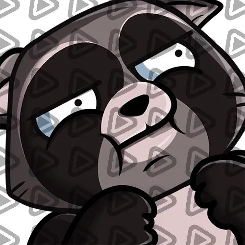 Raccoon - Brown - SUS - Emote