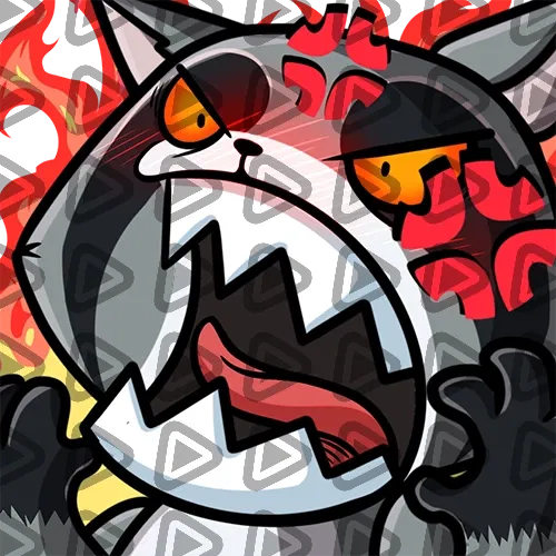 Raccoon - Grey - RAGE - Emote