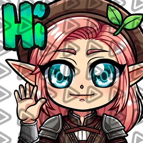 RPG Elf Female - HI - Emote