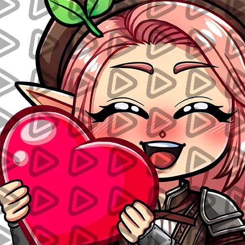 RPG Elf Female - LOVE - Emote