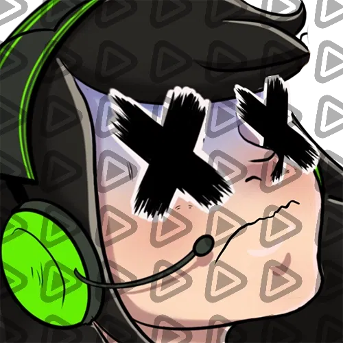 Streamer Female Black Haired - RIP - Emote